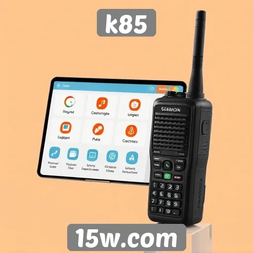 Mudanças na interface do usuário do k85